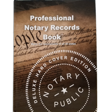 NRB-HC - Deluxe Professional Notary Records Book&trade;<br><b style="color:#548A07;">Hard Cover</b>