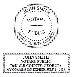 Georgia Notary Supplies - Seals