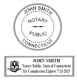 Connecticut Notary Supplies - Seals