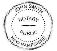 New Hampshire  Notary Supplies - Seals
