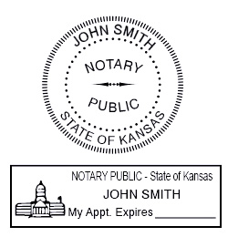 Kansas Notary Supplies - Seals