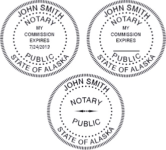 Alaska Notary Supplies - Seals