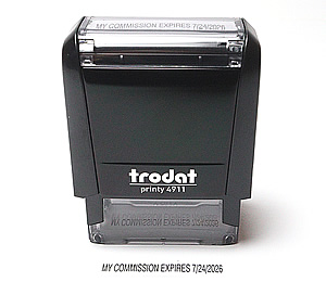 A11S - 1 Line Expiration Stamp Self-Inking