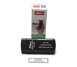 A31 - Rectangular Pocket Rubber Stamp Seal