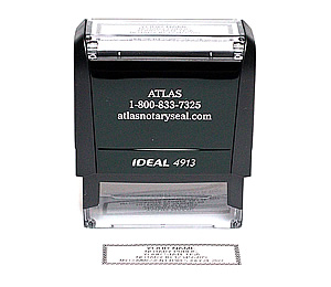 A5 - Rectangular Self-Inking Rubber Stamp Seal