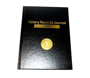 A9-H Notary Record Book Hard Cover